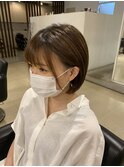 前下がりミニボブ