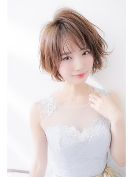 アナザヘアー なんば 高島屋前店(ANAZA hair) 外ハネMIXショート♪大人可愛い20代30代40代前下がりボブ