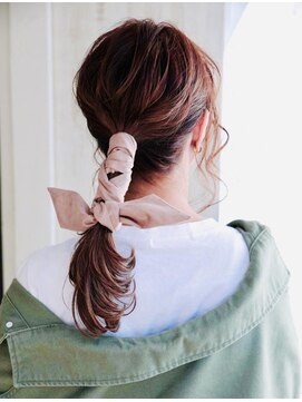 ウィスプヘアー(wisp HAIR) 秋、冬オススメスカーフアレンジ