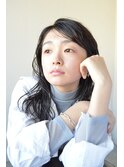 大人可愛い20代30代40代◎イメチェン似合わせカット流しバング
