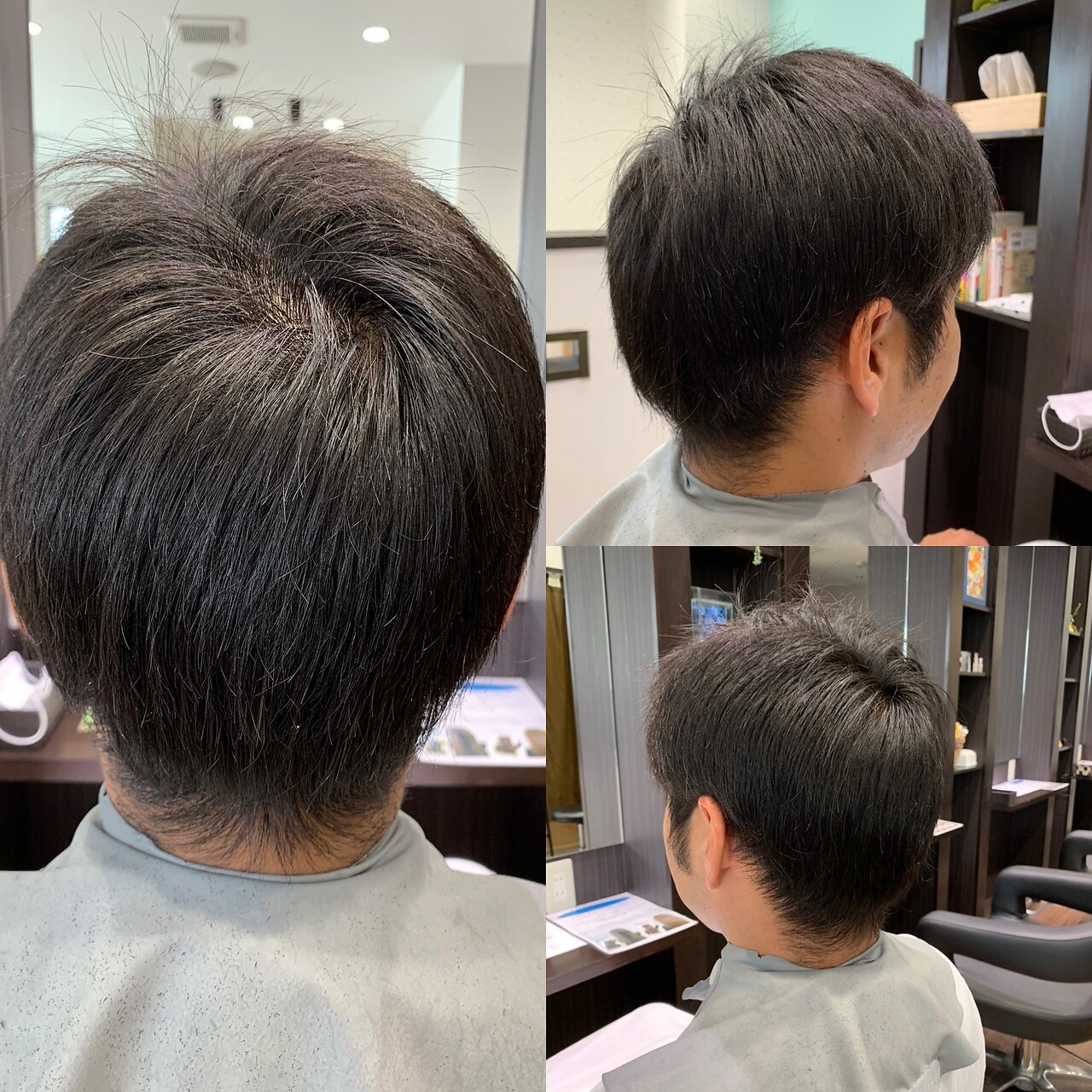 なの様 ヘアパック×2 サイドバックツーブロック（バリカン4ミリ）：L117541109｜バンズ