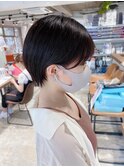 小顔マッシュショート　担当　佃