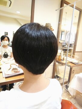 ネオリーブチノ 登戸店(Neolive cino) 髪質改善 酸熱TR ハホニコラメラメTR ショート