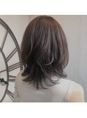 ゆるふわ外ハネミディ◎20代30代40代50代