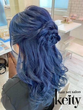 ケイティ(Keity) お花ハーフアップ☆【TEL予約でお得】￥2300→￥2100