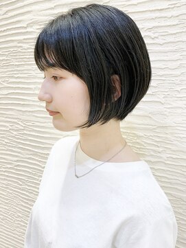 モリオ フロム ロンドン サッポロファクトリー店(morio FROM LONDON) 【morio札幌】札幌ショート　大人かわいい黒髪ショートボブ