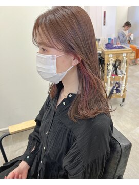 ガーランドウメダ(Garland umeda) アディクシーカラー＿インナーカラーピンク＿0008342