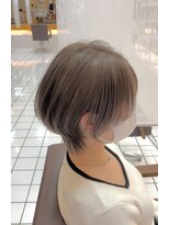 ヘアーアンドメイク サワ 上田本店(SAWA) 20代30代大人ショートボブｘ小顔ウルフカット丸みショート