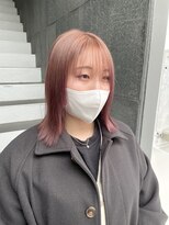 アクルヘアーバイテソロ(AKUR hair by tesoro) ハイトーンピンクベージュ