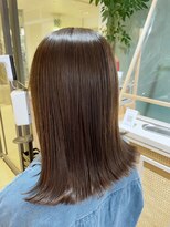 トリコ ショップアンドヘアサロン(tricot shop hair salon)&nbsp;外ハネヘア/アッシュオリーブ