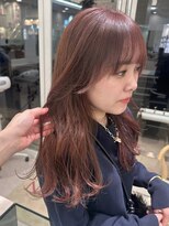 ガーデンヨコハマ(GARDEN YOKOHAMA) ブリーチなしWカラーピンクベージュブラウンイメチェンロング