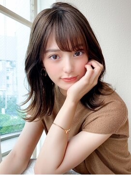 アフロートフクオカ(AFLOAT FUKUOKA) 【福岡初出店☆AFLOAT 福岡】小顔前髪ありくびれレイヤーカット