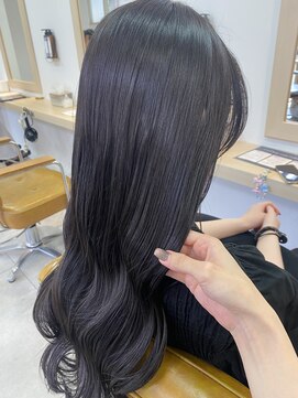 アンフレール 地毛風透明感カラー/大園芽依