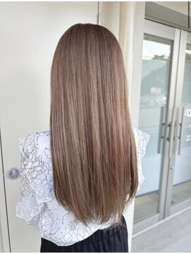 アルレン(Allen) ミルクティーベージュ  ダブルカラー  レディース