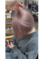 アッサンブレトウキョウ 月島店(Assemble Tokyo)&nbsp;ピンクカラー/ピンクベージュ/ハイトーン/ブリーチ