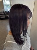 ラベンダーカラー×レイヤーカット