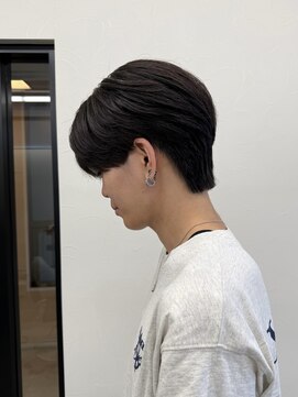 ソソ(soso) メンズシースルーマッシュ/フェザーパーマ/横浜