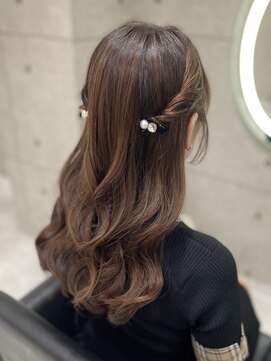 ヘア サロン クラン 東心斎橋店(hair salon clan) ねじりハーフツイン
