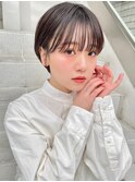 丸みショートボブ