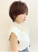 マッシュショート/ショートボブ/小顔カット/耳掛けショート