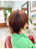 襟足長め小顔ショートウルフ