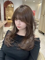 ジーナ 高槻(Zina)&nbsp;髪質改善＊くすみデザインカラー＊美髪【Zina高槻】