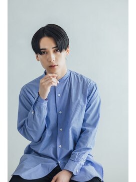 デバイス バイ フレイムス 越谷(DEVICE by Frames) センターパート　シースルーマッシュ　韓国マッシュ