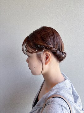 トゥリル(trueal) ヘアセット　タイトアレンジ　着物