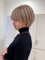 アスター 天神大名店(Aster) 小顔に見えるトレンドヘア/黒髪/オリーブグレー/ココアベージュ