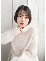 ナル 宇都宮(nalu)&nbsp;シースルーバングの柔らかショート