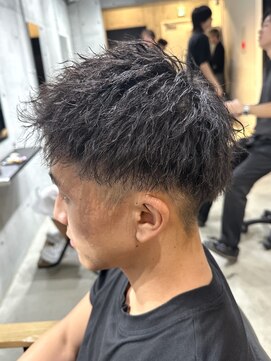 ツイストスパイラル/アップバング/ツーブロック