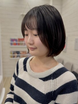 ヘアメイク アリエス 岩切店(HAIR MAKE aries) ミニマルボブ レイヤーカット/仙台/岩切