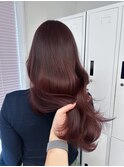 着物ヘア/大人ガーリー/ダークアッシュ/似合わせカット/渋谷