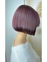 リーチェ(ReCHE by CAPA(旧：CAPA茅ヶ崎店）)&nbsp;艶ピンクパープル×ぱつっとミニボブ