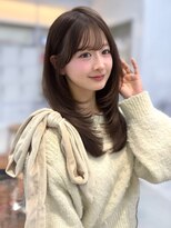 レイリー 原宿 表参道(Rayreee)&nbsp;【C】美髪レイヤーカット顔周り前髪韓国フェミニンヘア