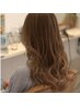 【ハイライトで艶】カラー+ハイライト(15枚まで)+似合わせカット¥15000