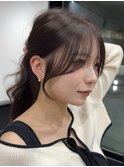 韓国ヘア/ブルーブラック/暗美髪/垢抜けヘア［薬院］