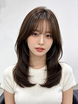 エイチ ウルフカット 大阪梅田(811)&nbsp;ハイライトカラーショートレイヤーミルクティーグレージュボブ