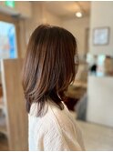 ダークパープル/ナチュラルショート/ミルクブラウン/夏/摂津本山