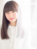 トレ(TRE) TRE南流山 ぱっつん前髪ミルクブラウン 艶髪メテオストレートt
