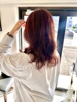ダリー 菊水店(Dali) ブリーチ無しダブルカラー・レッドブラウン・赤髪