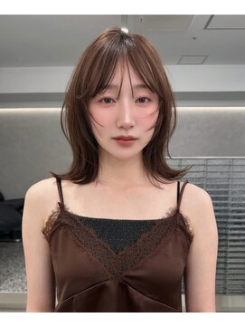 サンドナル 鹿児島天文館(sand NALU) ハッシュカット/グレージュ/デザインカラー[鹿児島天文館]