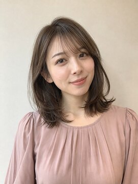 テーラヘアー 我孫子店(TELA HAIR) 【上品】ナチュラルくびれミディ