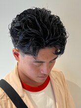 シエル ドゥ サワ(ciel de SAWA)&nbsp;極道パーマ×刈り上げ×黒髪×束感