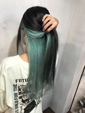 モノ アンド イニ(Mono & inni) 【奈良/inni hair】ターコイズブルー