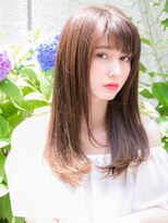 女らしさも、清楚感も、ナチュラルストレートで手に入る♪
