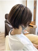 夏向けくびれショート