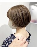 giinii_渋谷良太_小顔_ココアブラウン_ミニーショート