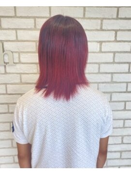 アッシュ 十日市場店(Ash) メンズレッドカラー