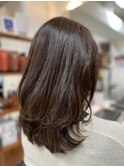 20代30代　ソフトウルフ　ミディアムレイヤー